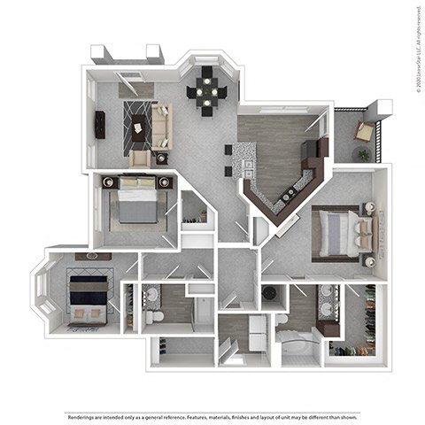 Floor Plan - 3D