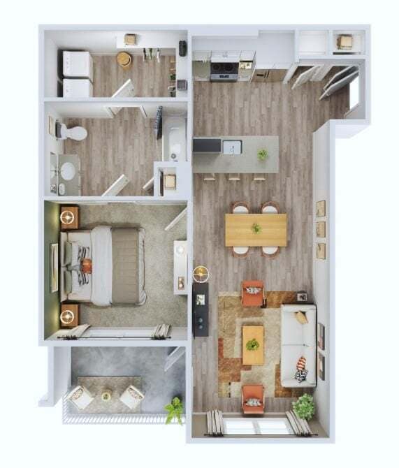 Floor Plan - 1B ANSI