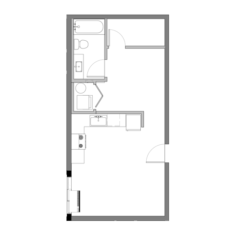 Studio F Floorplan - The Star