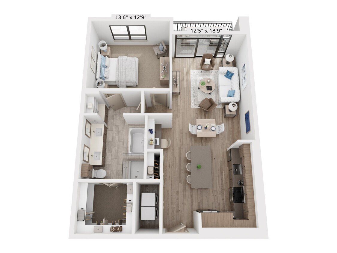 Floor Plan - 1x1 a10.t