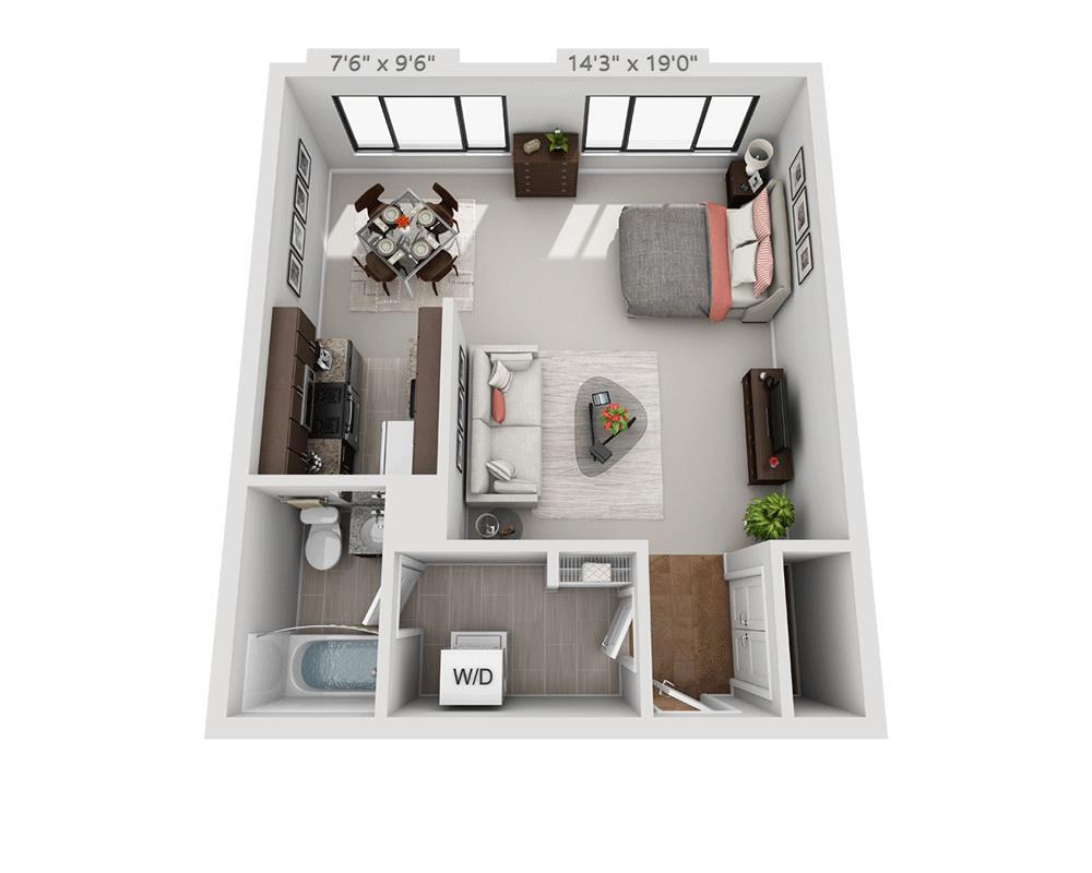 Floor Plan - Plan E1B