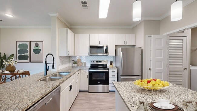 Newly Renovated Kitchen - The Shores Apartments