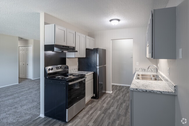 2BR, 1BA - 905SF - Kitchen - Rochester Square