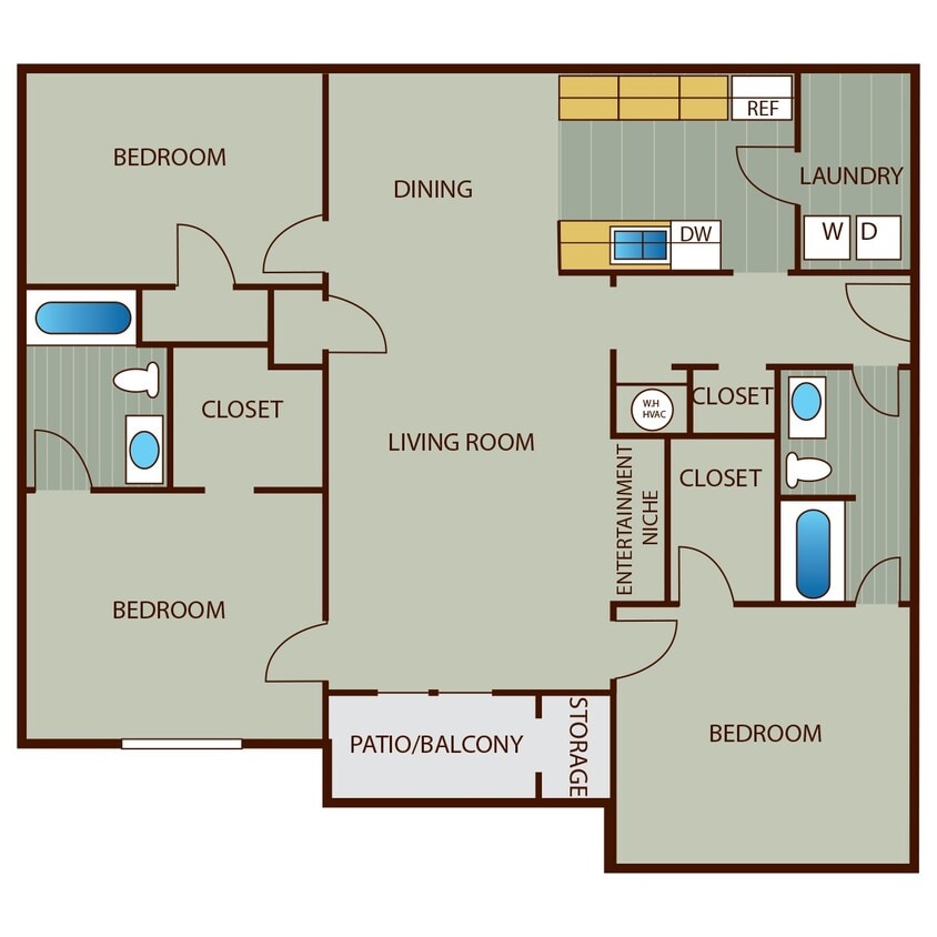 Floor Plan - 3 Bedroom