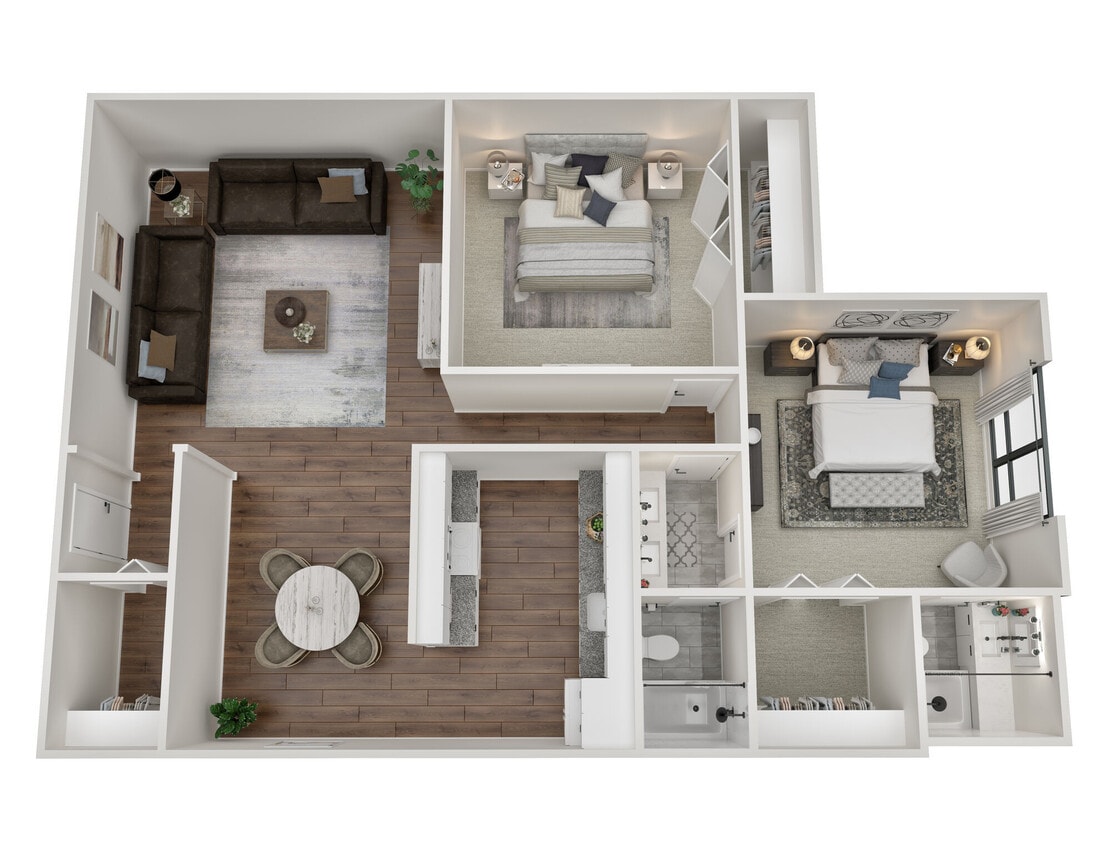 Floor Plan - 2x2 Large Main Level Reno