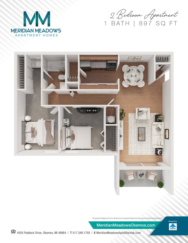 Floor Plan - 2 Bedroom