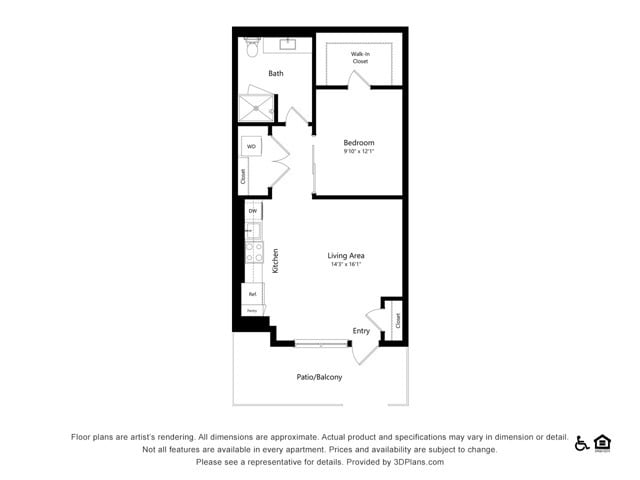 U2 | 1x1 | 674 sq ft - U2