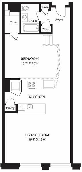 Lucky Strike 1B.jpg - LS-B One Bedroom, One Bathroom
