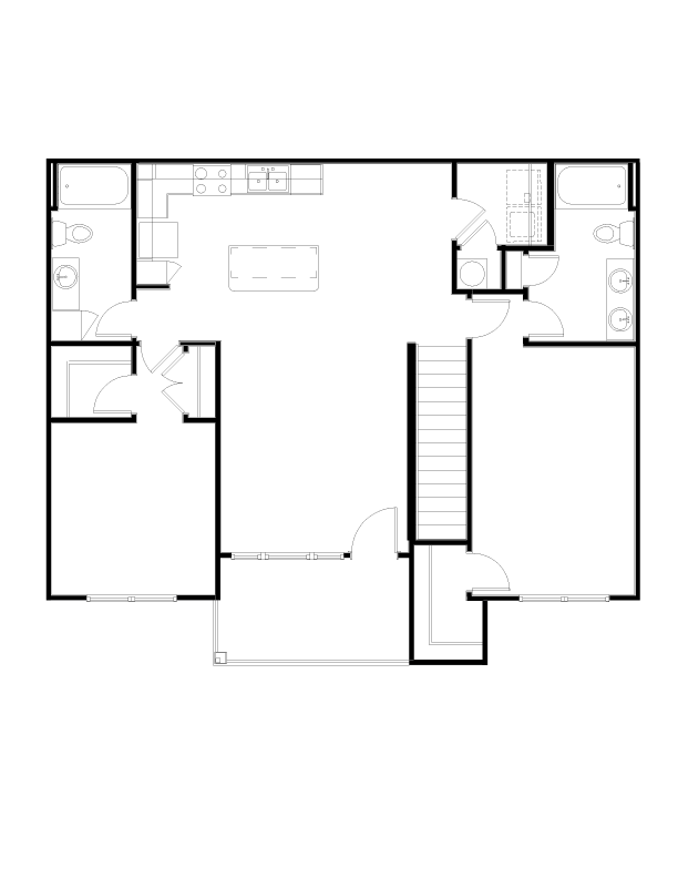 Floor Plan - 2 BR Grand Overlook