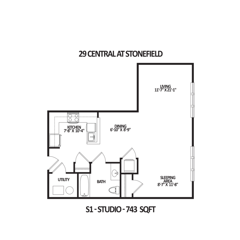 Floor Plan - Studio S1