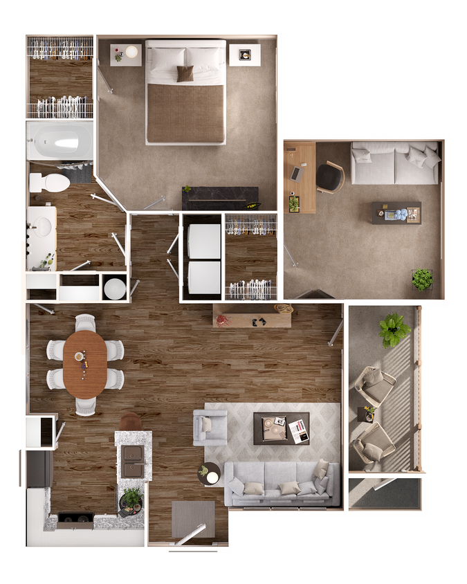 C188390 Park at Steele Creek_3D FP_B1A - B1