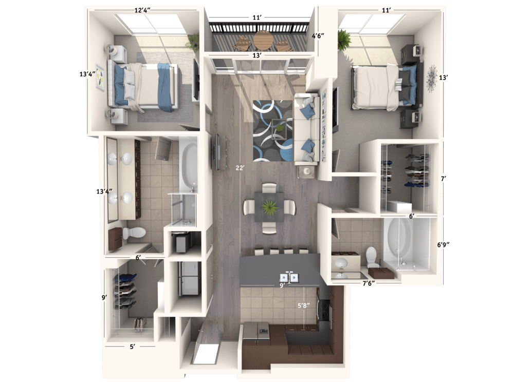 Floor Plan - B2A