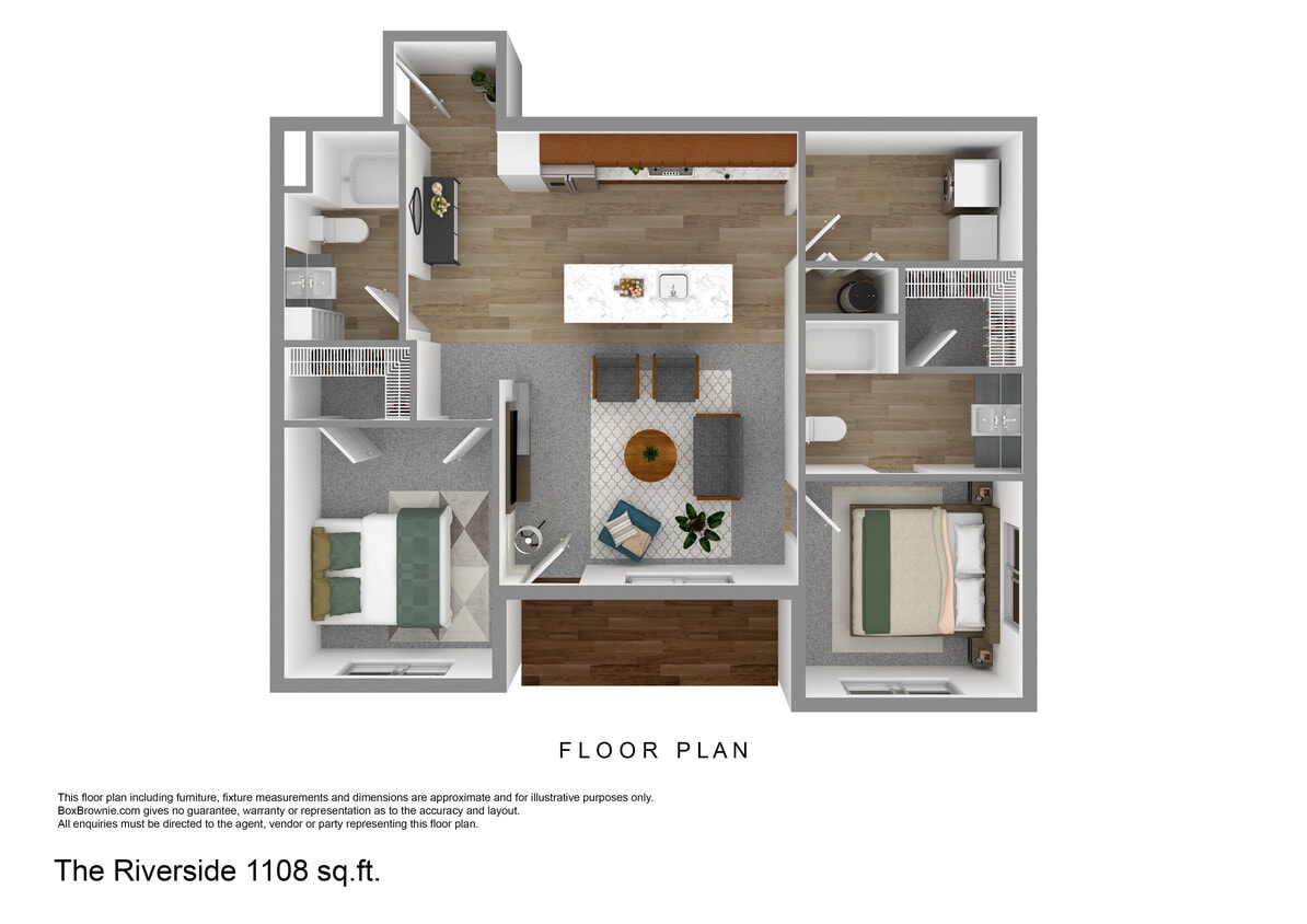 Floor Plan - The Riverside