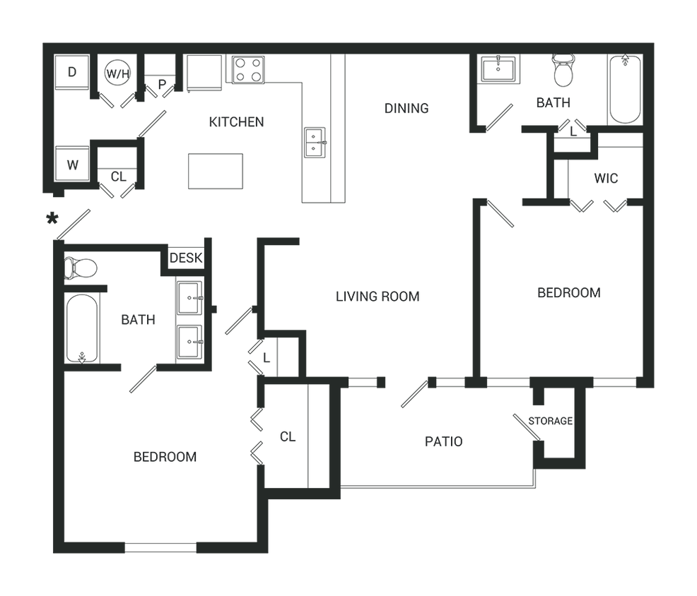 Floor Plan - The Benjamin