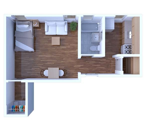 Floor Plan - Studio Floor Plan S38 676 3C