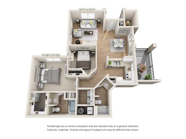 Floor Plan - Blue Ridge - Trail Ridge