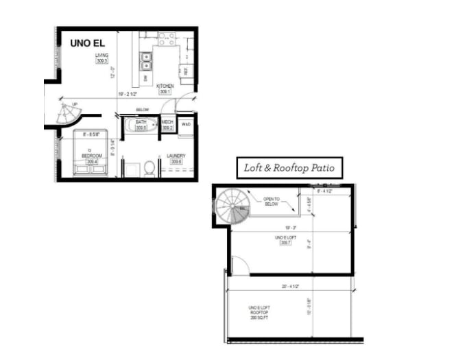 Depot 1 Bedroom Uno E Large - Depot - 1 Bedroom Uno E Large