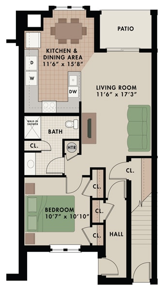 Floor Plan - Breckenridge 1st Floor