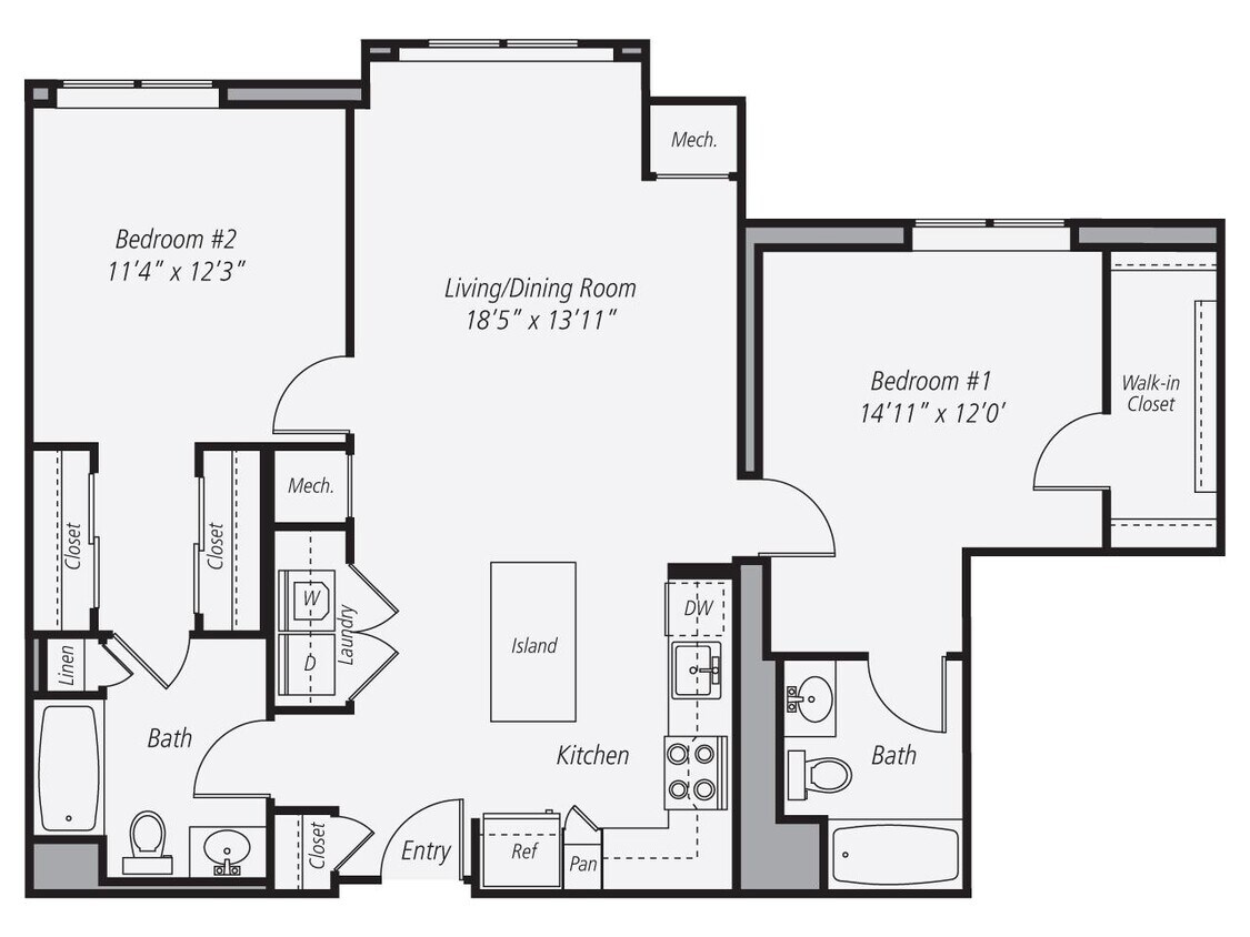 Floor Plan - B1-1024-2