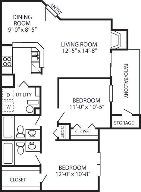 Floor Plan - 2B