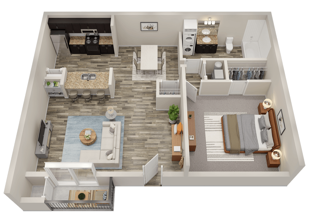 Floor Plan - The Juliette - Renovated