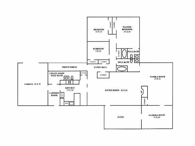 3 Bed 2.5 Bath Deluxe Home - Three Bedroom Deluxe