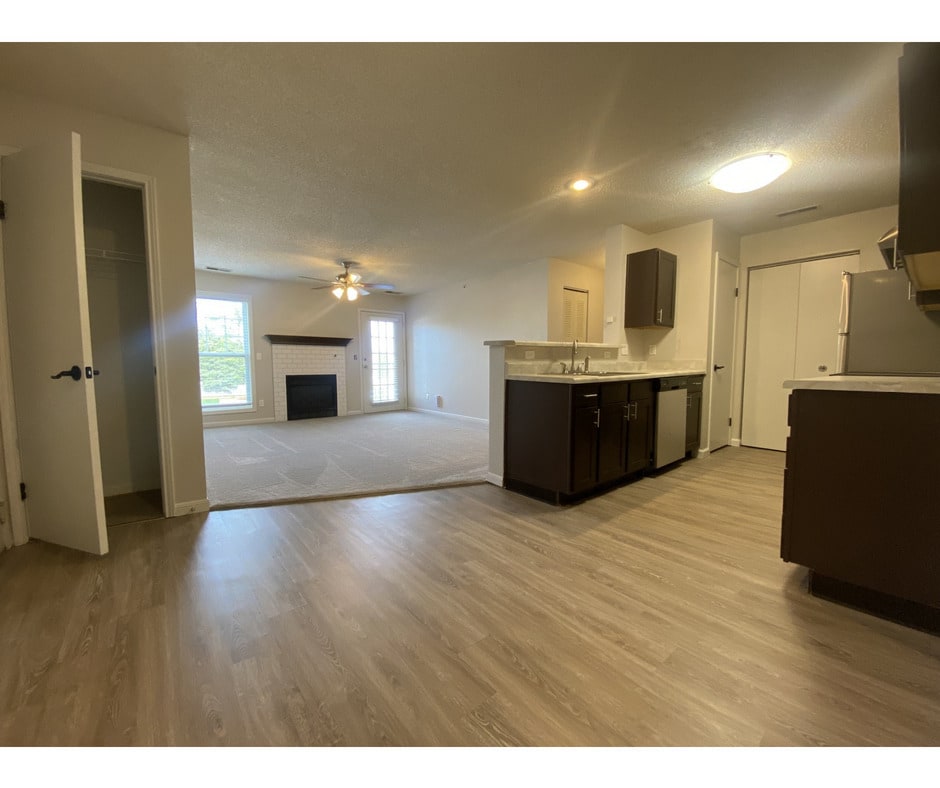 Floor Plan - Two bedroom/One bath