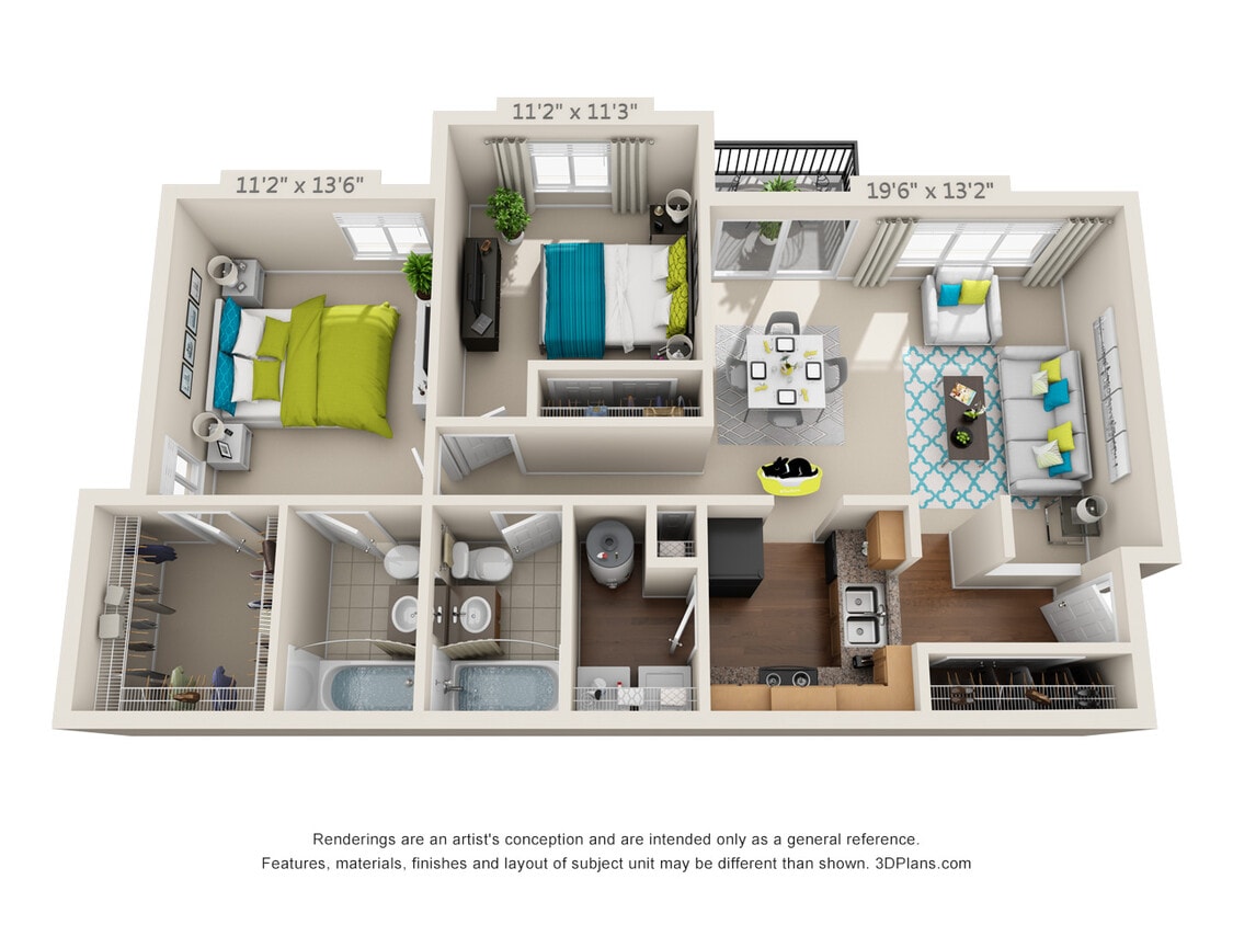 Floor Plan - The Highland - B2 - Classic