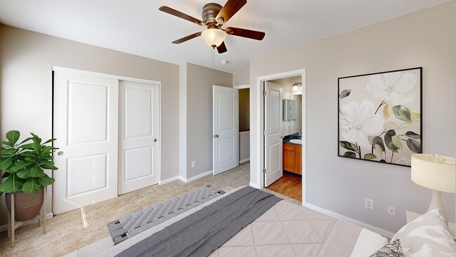 Bedroom with Ensuite Bathroom - Riverford Crossing Apartments