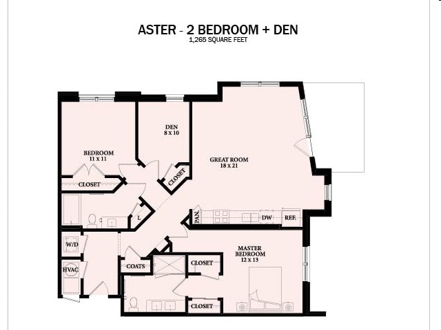 Floor Plan - Aster - Den