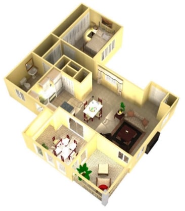 1BR/1BA - A2