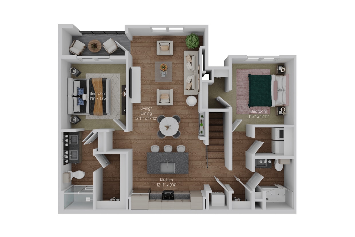 Floor Plan - The Oasis Upper (Select B1U)