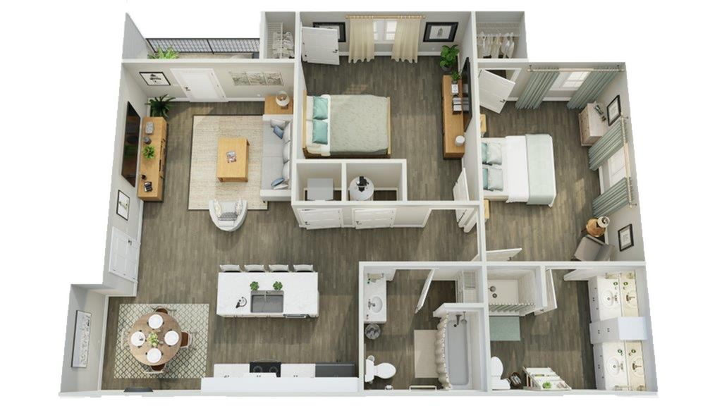 00MainImage_no background - 2 Bedroom, 2 Bathroom