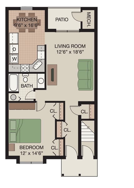 Floor Plan - Saratoga (first floor)