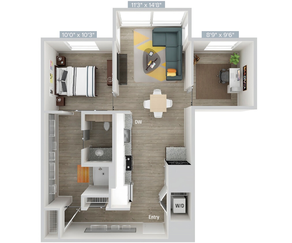 Floor Plan - A12-817SF-Apt407