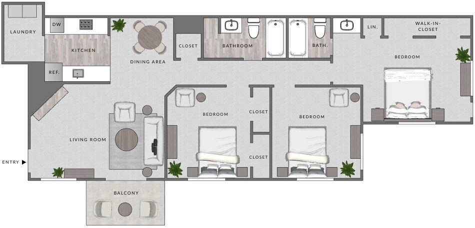 Floor Plan - C1-3x2