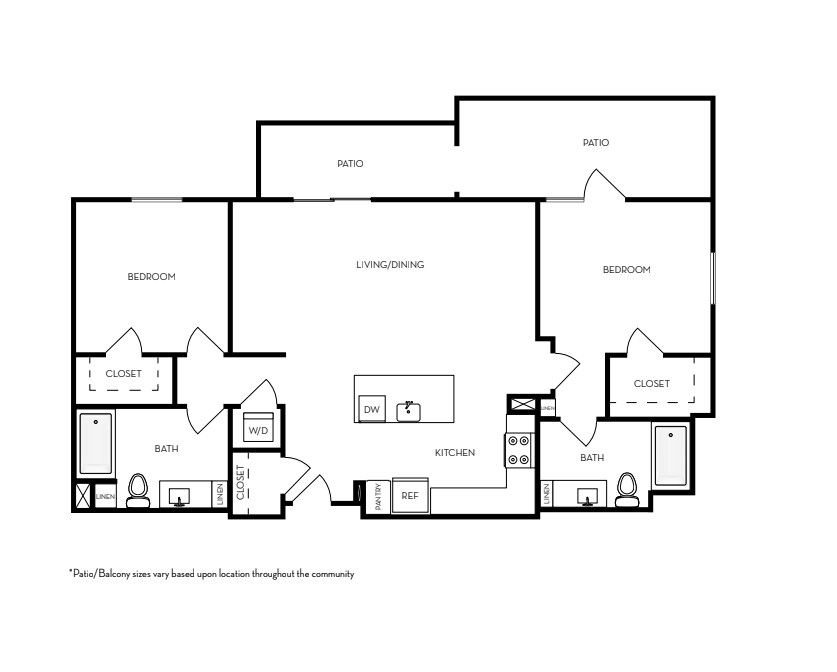 Floor Plan - 2x2h