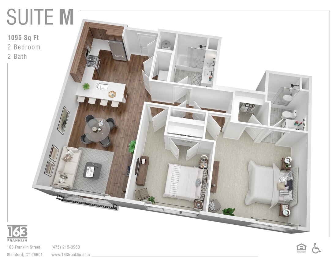 Floor Plan - Suite M