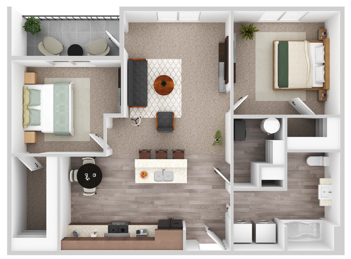 2 Bed 1 Bath - 2 Bed 1 Bath Apartment