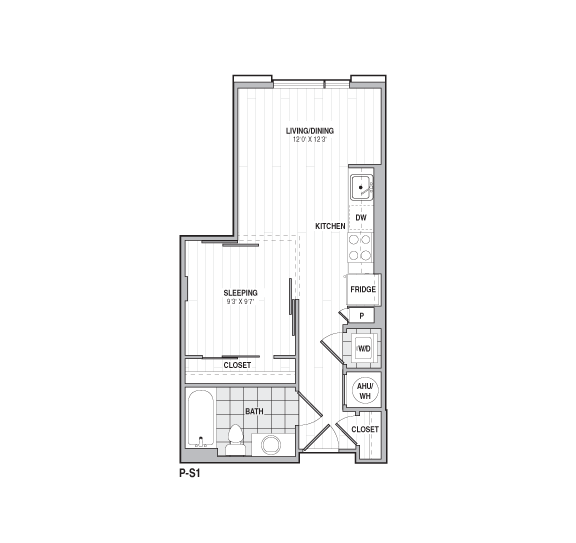Floor Plan - Studio-S1