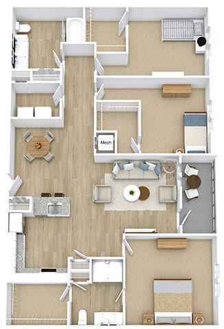 Floor Plan - Caroline