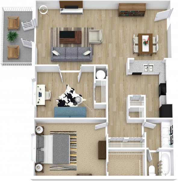 Floor Plan - A2 w/ Den