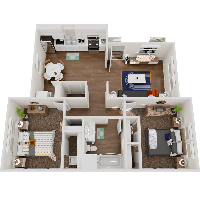 Floor Plan - Julep Flats-B1