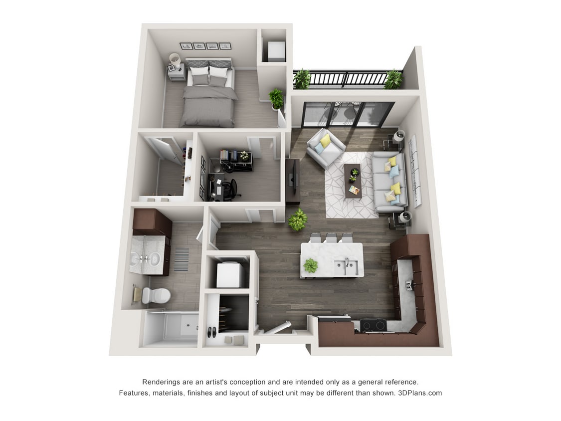 Synergy_Unit-C2.jpg - Pyrite 1 Bed, 1 Bath