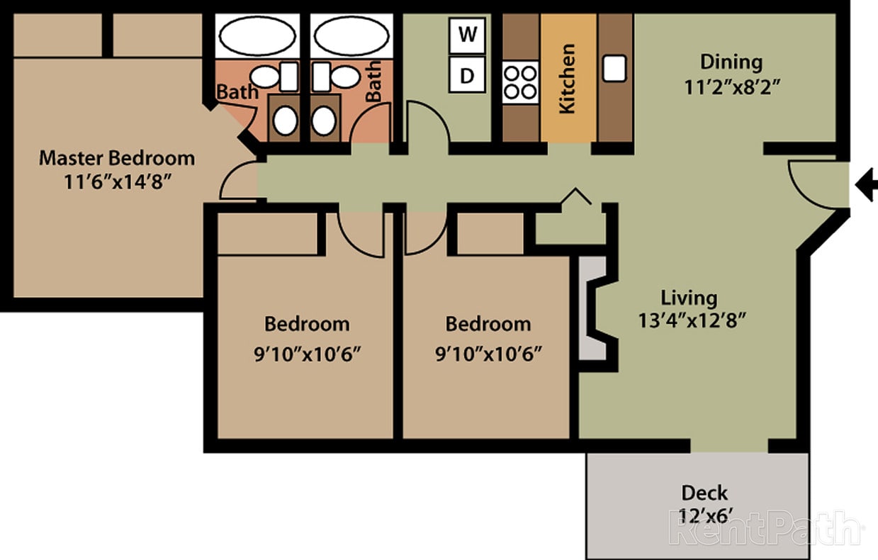 Floor Plan - 3 Bedroom