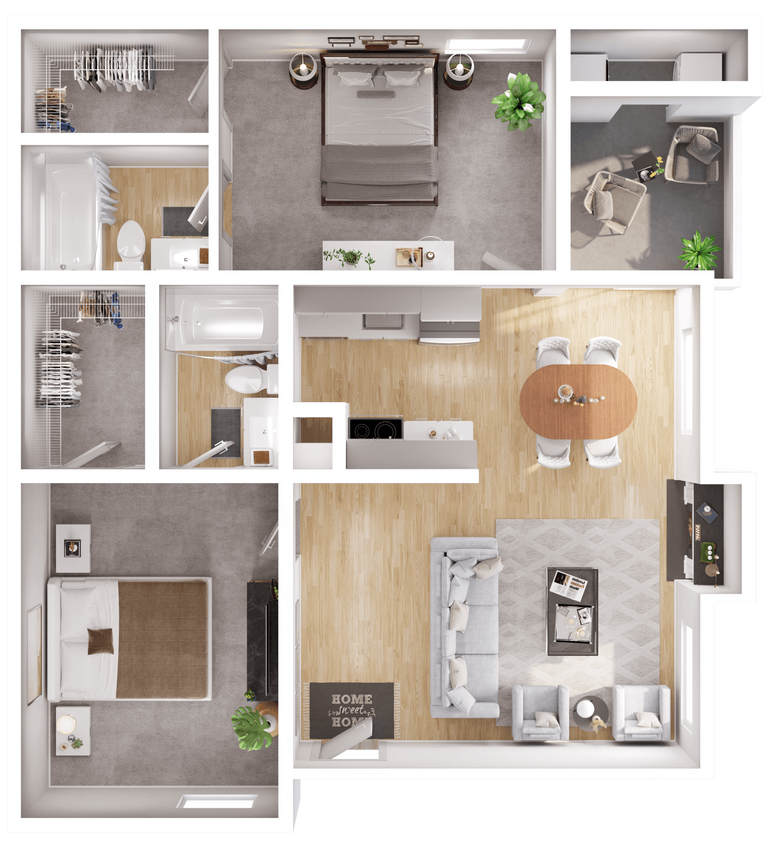 Floor Plan - 2B