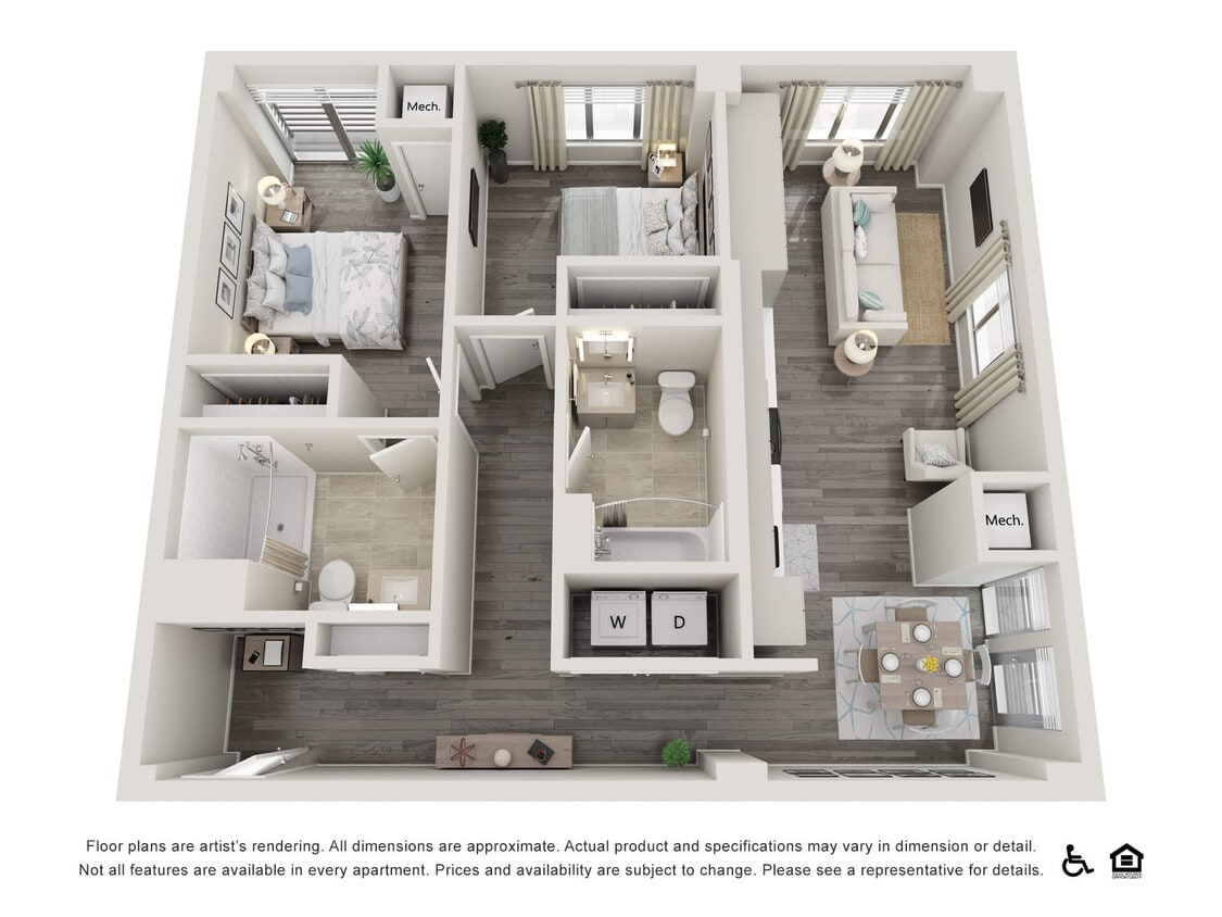 Floor Plan - 2 Bed C