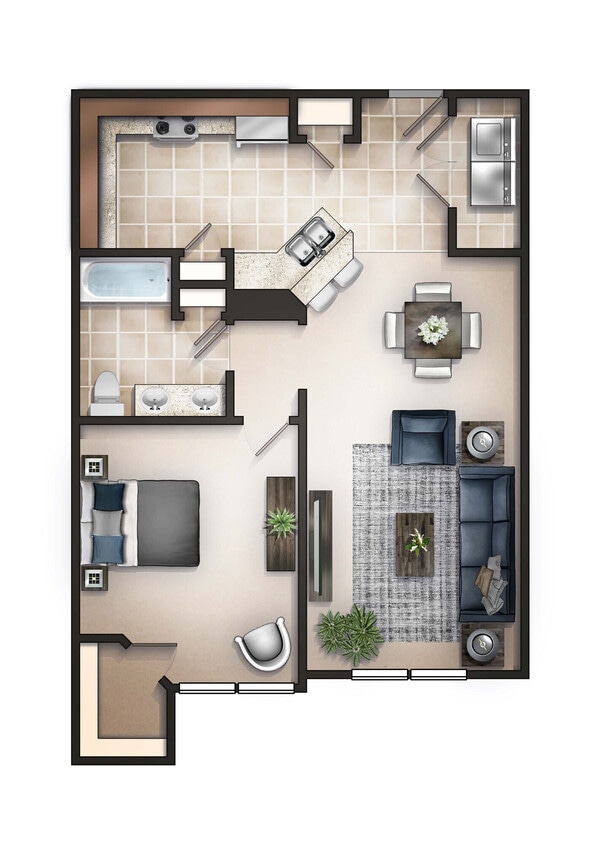 Floor Plan - The Bismark