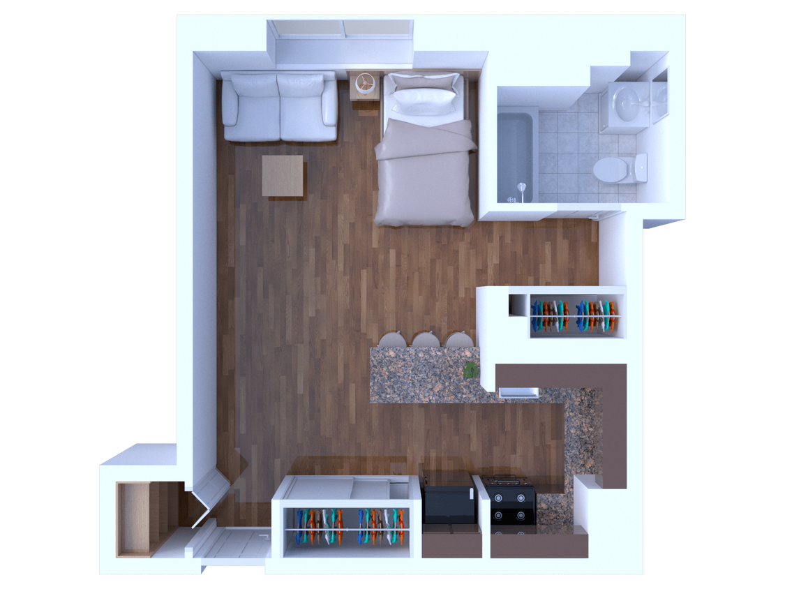 Floor Plan - Studio Floor Plan S2