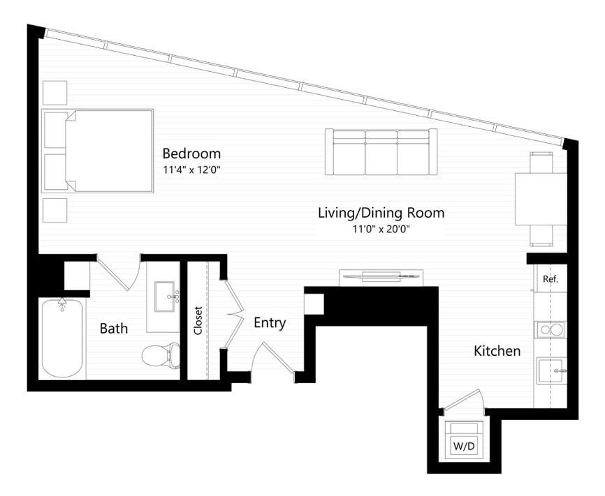 S4 floor plan ALLUVION LAS OLAS - S4